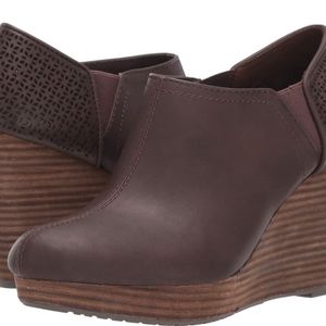 Dr. Scholl's Shoes Women's Harlow Ankle Boot Womens 9 Wedge Brown
